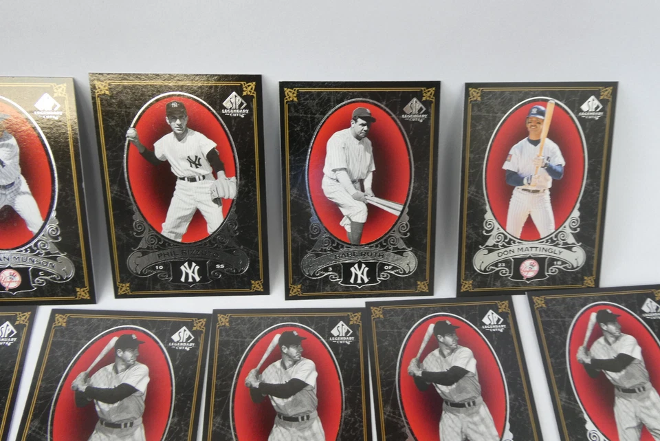 2007 Upper Deck SP Legendary Cuts Cooperstown Collection Baseball Cards Yankees - Image 4 of 4