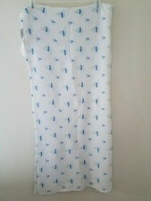 Aden  Anais Baby Cotton Muslin Swaddle Sailboat Pattern Blanket 38" X 40"
