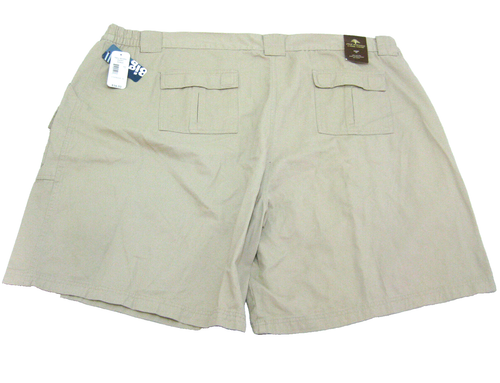 New GREAT NORTHWEST Men's (Size 52) Beige Cargo Walking Shorts 6 Pockets Cotton - Picture 2 of 4
