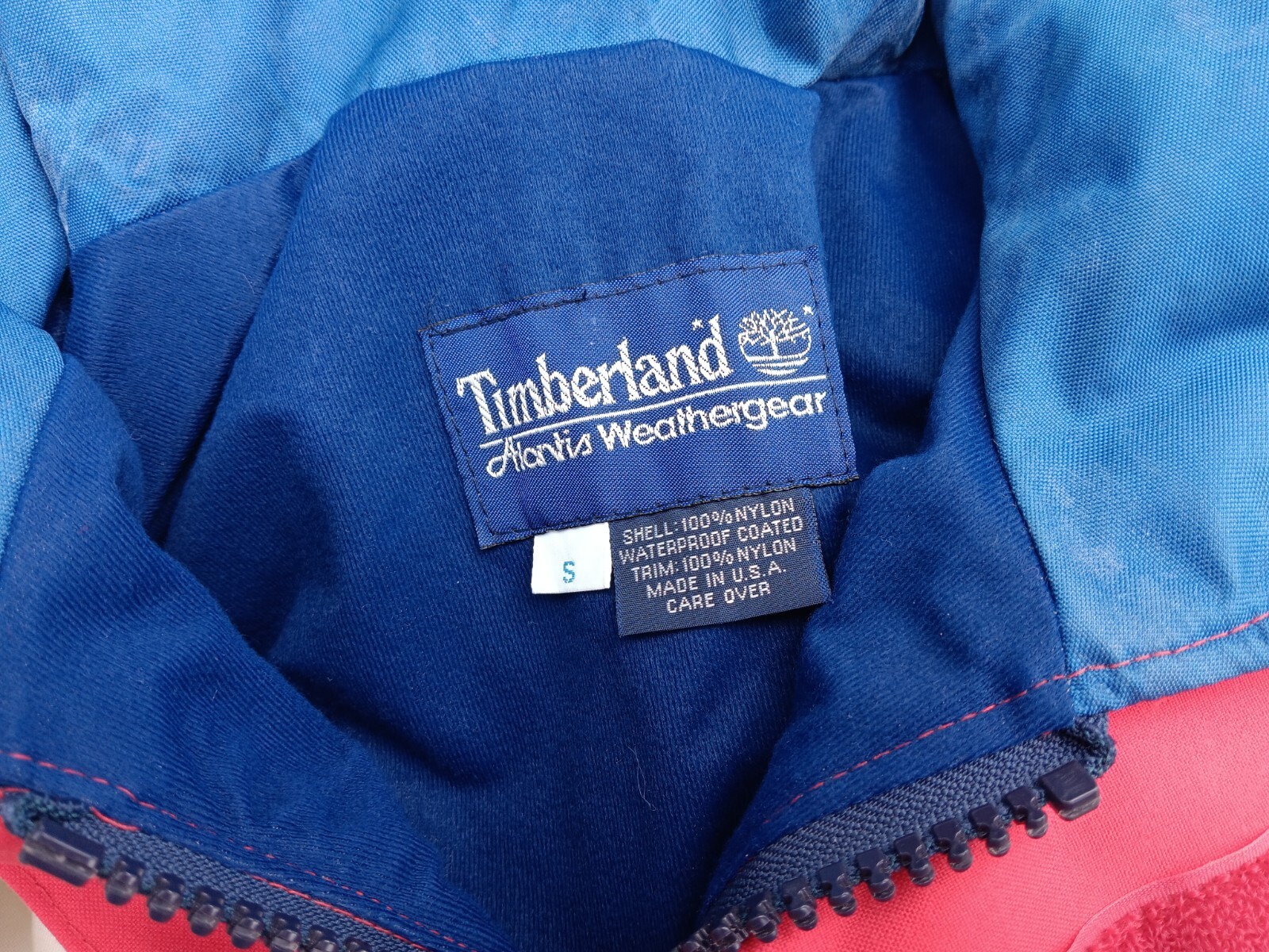 Vintage Timberland Jacket Men's Small Hooded Ski Full Zip RARE Full Set Pants image 10