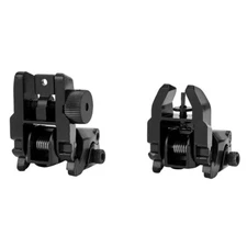 Flip-up Low Profile Metal Sight Folding Front and Rear 20mm Picatinny