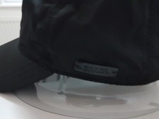 PRADA BLACK NYLON DESIGNER LIMITED EDITION BLACK CAP