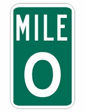Key West Mile Marker 0 Sticker Decal R1077 Highway Sign 