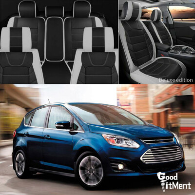 Für Ford C-max I II 00-19 Sitzbezüge Autositzschutz Schonbezüge Grau Komplettset