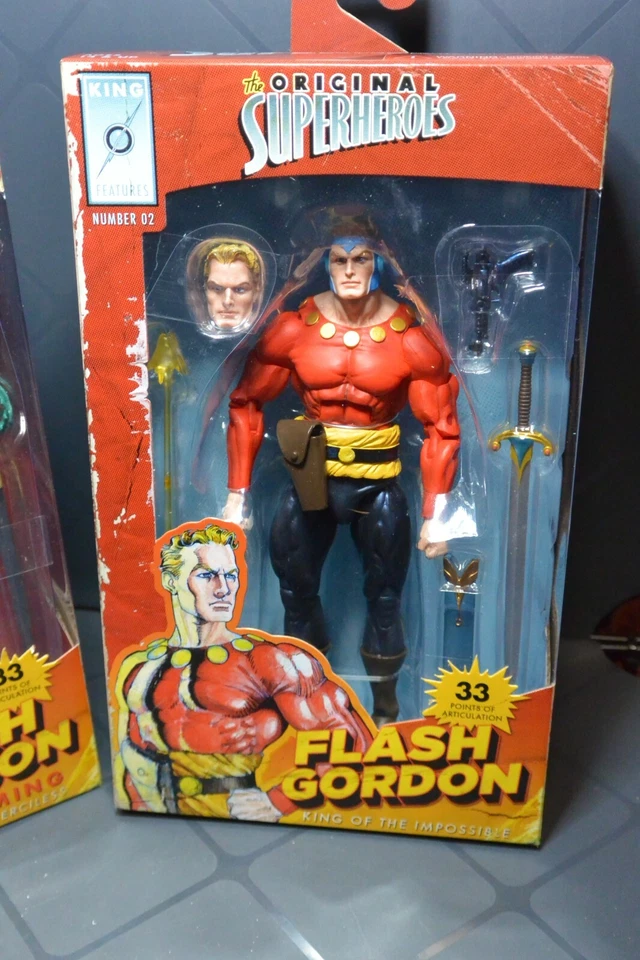 "Figuras de acción Flash Gordon 02 y Ming 03 7"" nuevas envío gratuito" Foto 3 de 4