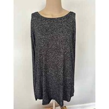 Women's Athleta Heather Black Pullover Sweater Size Small