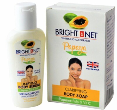 BRIGHT & NET WHITINING ACCELERATOR SOAP AND SERUM WITH BRIGHT & NET WHITINING ACCELERATOR SOAP AND SERUM WITH