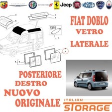 FIAT DOBLO VETRO LATERALE POSTERIORE DESTRO NUOVO ORIGINALE 46757560 46748896