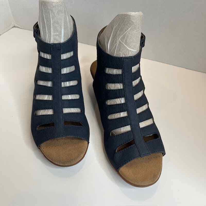 Clarks Valarie Shelly Sandal Blue Size