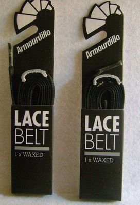 Lot of 2 Skateboard Shoelace Belt Armourdillo 64” Gray Waxed