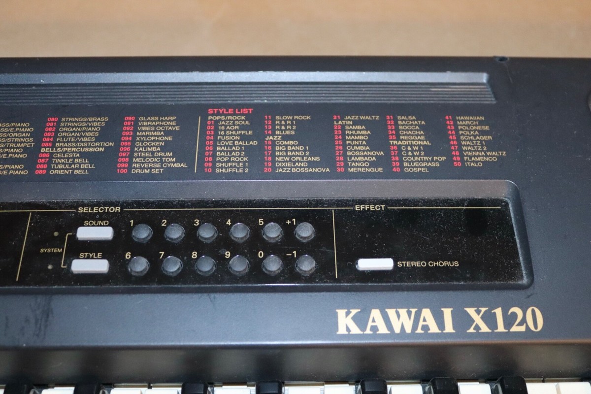 KAWAI X120 CONCERT MAGIC 16bit ACアダプター付き KAWAI X120 CONCERT MAGIC 16bit ACアダプター付き - メルカリ