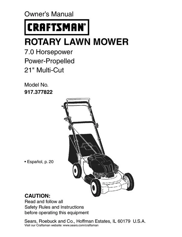 Craftsman 7.0 lawn mower parts outlet