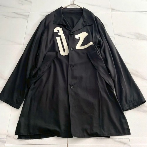 Yohji Yamamoto Pour Homme, Yohji Yamamoto POUR HOMME Long Sleeve Shirt XL Black Cotton Pre-Owned