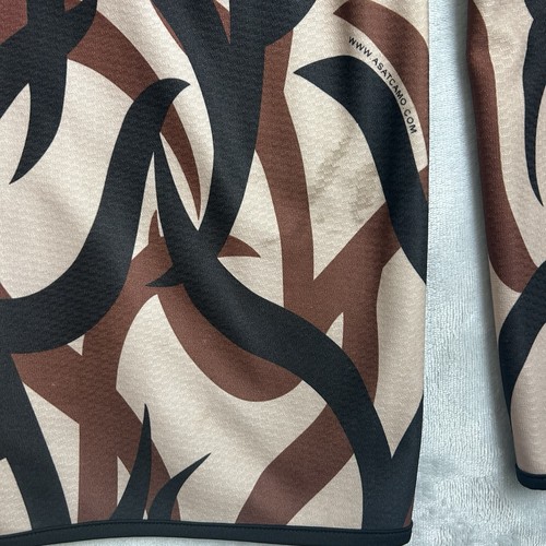 ASAT Camouflage Shirt Mens XL Camo Tribal 1/4 Zip Stretch Fleece Lined Hunting - Picture 8 of 12