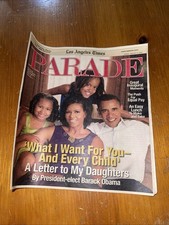 2009 January 18, Pittsburgh Post Gazette Newspaper, Pararde Section "The Obamas"
