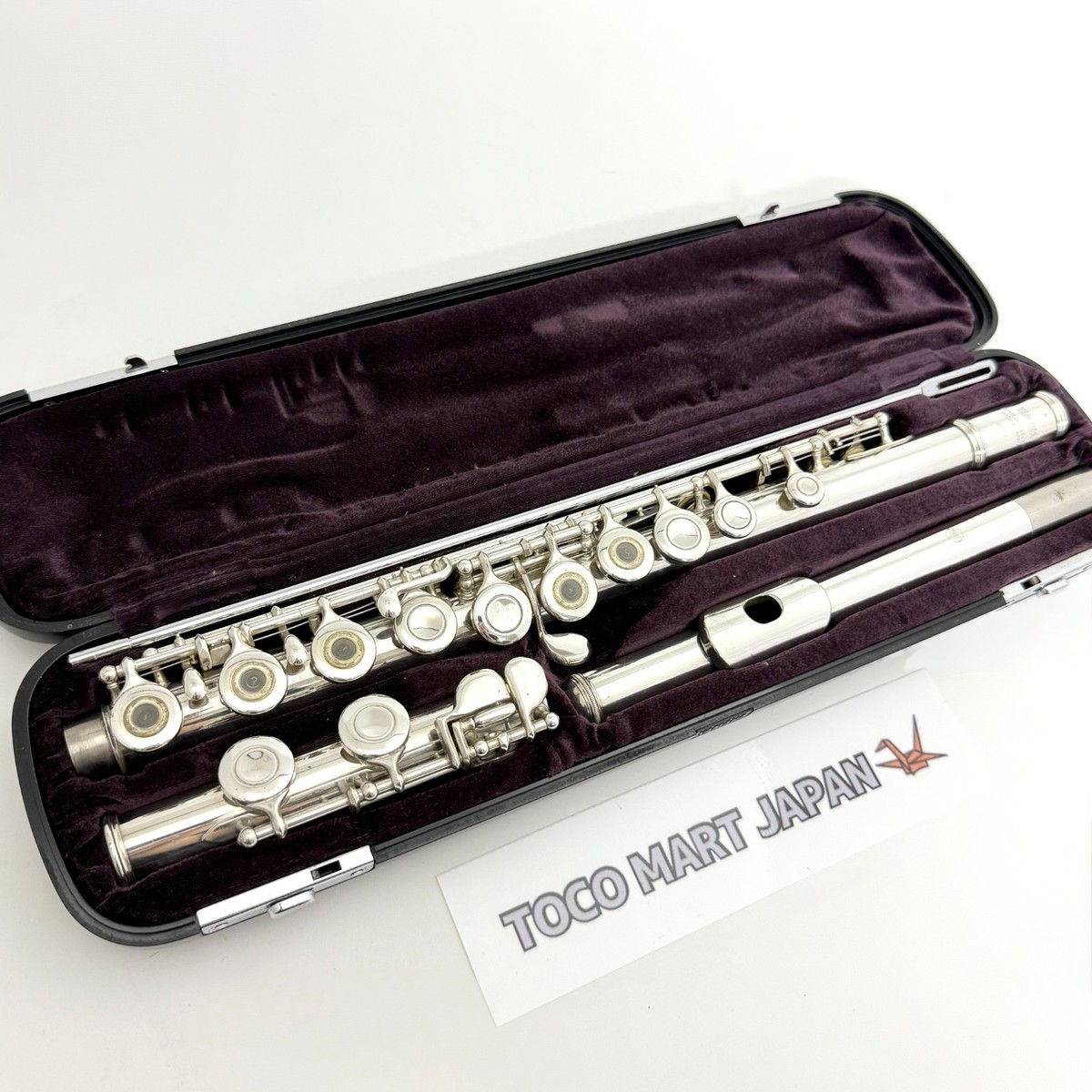 【希少】YAMAHA ヤマハ フルート YFL-261S II YAMAHA YFL-261SII Open Hole Flute Offset G Silver Plated w/Case