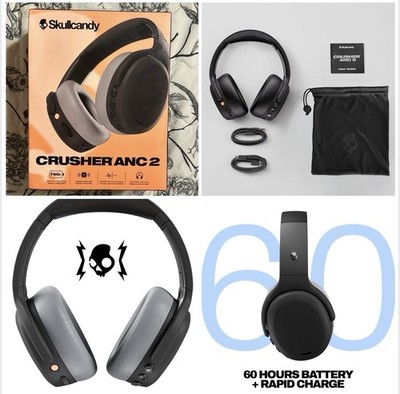 Skullcandy Crusher ANC2 Wireless Over-Ear Bluetooth Headphones