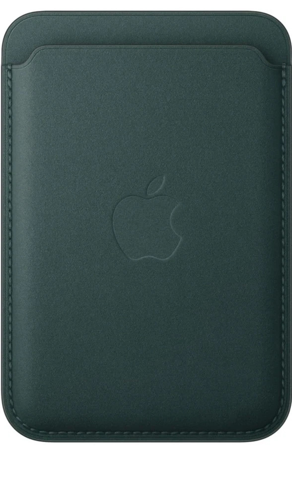 Cartera tejida fina Apple iPhone con MagSafe - Verde oscuro ​​​​​​​​​​​​​​​​​​​​​​​​​​​​​​​​​​​​​​​​​​​​​​ Foto 3 de 4