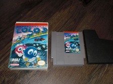 Adventures of Lolo 3 NES Nintendo Entertainment System Console Game Cart + Box