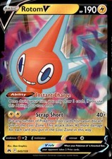 Rotom V 045/159 Holo V Rare Crown Zenith Pokemon Near Mint