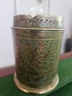 Vintage India Cloisonne Enamel Cigarette Holder Tin Box Ashtray (GBOX2)