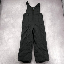 Rawik Youth Unisex Black Snow Bib Overalls Winter Ski Pants Size M