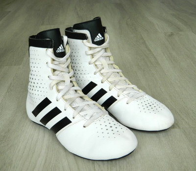 Adidas KO Legend 16.2 K Junior Boxstiefel weiß & schwarz Größe 2 / 34