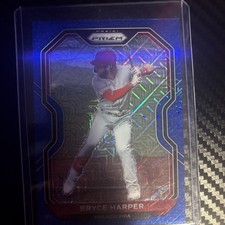 2021 Panini Prizm - Tier II Bryce Harper #187 Blue Mojo Prizm /199
