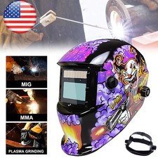 True Color Solar Auto Darkening Welding Helmet Arc Tig Mig Grinding Hood
