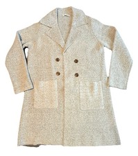 Pink Clover Grey Long Cardigan Sweater Women  s Size L