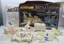Micronauts Battle Cruiser Space Ship 1977 Toy Works Mego Box Instructions Parts