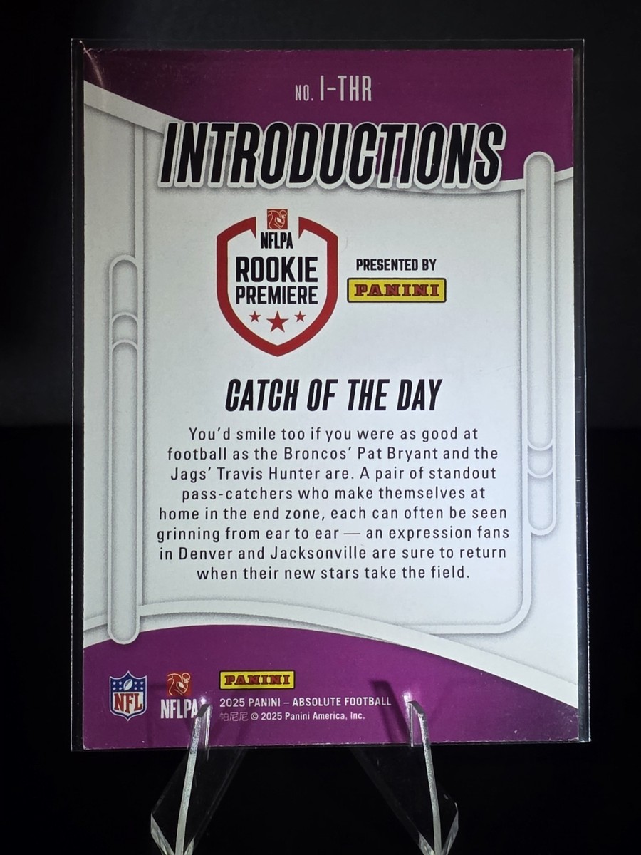 2025 Absolute Introductions #I-THR Catch Of The Day (RC) | eBay