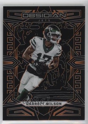 2023 Panini Obsidian Orange Electric Etch 20/49 Garrett Wilson #77 8mm