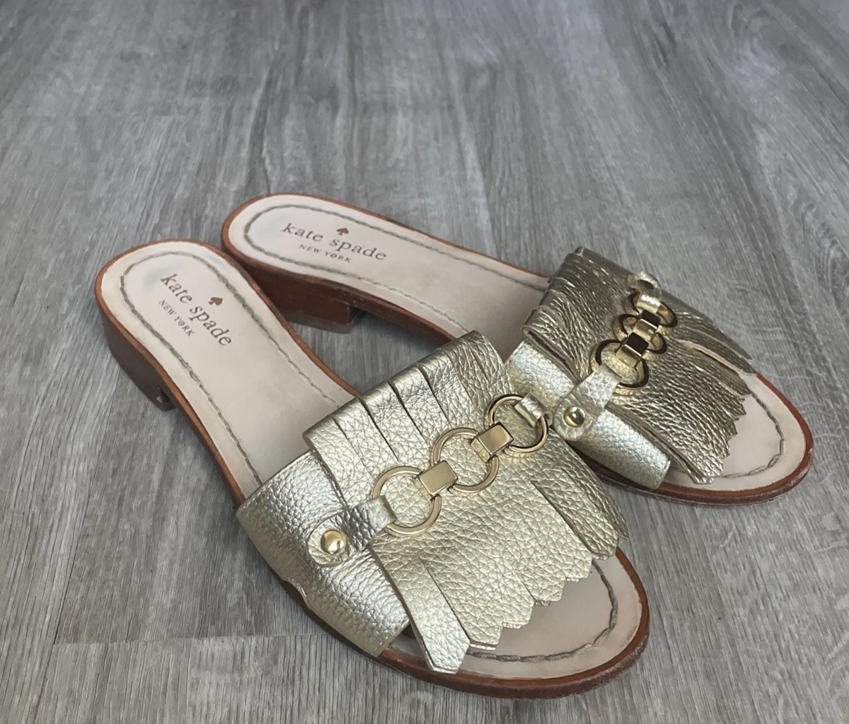 kate spade new york Fringe Slide Sandals for Women for sale | eBay