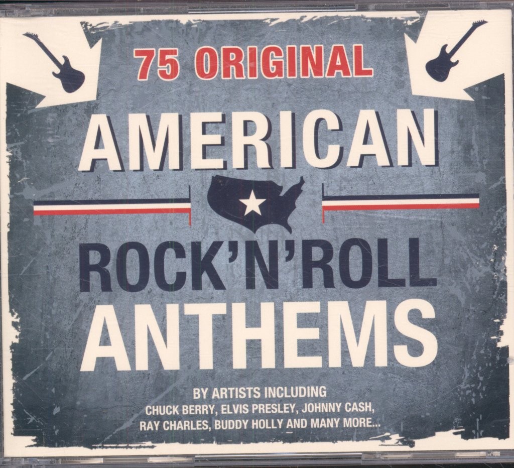 Various Artists American Rock 'n' Roll Anthems CD set UK Go Entertain 2011 with