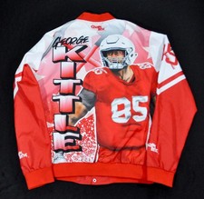 George Kittle Fanimation Chalkline Jacket San Francisco 49ers Red NFL Men L