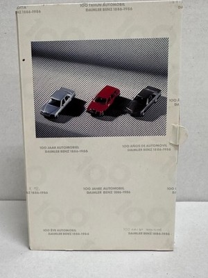 Wiking Set 6x Mercedes-Benz Set 100 Jahre Automobil (500SEC,500SE,300TE)