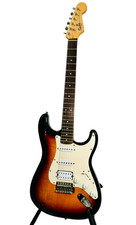 Fender Squier Bullet Stratocaster Electric Guitar in Brown Sunburst with Tremolo