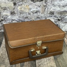 Vintage Cassette Tape Carrying Case Holder Double Sided Holds 60 Cassettes