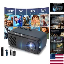 Cyan HD Projector with Built-in Speakers: Your Ultimate Movie Night Companion