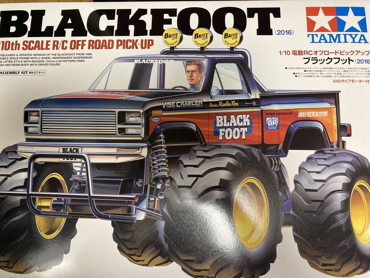 Tamiya Blackfoot RC Monster Truck Kit Unassembled Radio Control Car