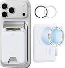 Magnetic MagSafe Wallet RFID blocking with MagSafe and holds 5 cards WHITE — photo 1