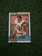 1990 TOPPS FOOTBALL Card #82 Mel Owens : Los Angeles Rams Golden Bachelor AF1
