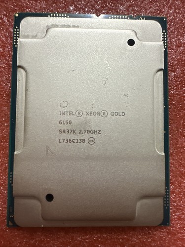 Intel Xeon GOLD 6150 / SR37K 2.70GHz 24.75MB 18-Core CPU LGA3647