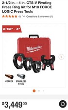 Milwaukee 49-16-2690X 2-1/2 in. - 4 in. CTS-V Pivoting Press Ring Kit for M18 