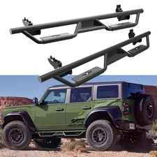 Running Boards For 2021-2025 Ford Bronco 4-Door Only Nerf Bars Side Step