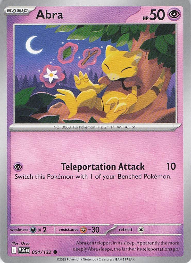 Abra Common ME01: Mega Evolution 054/132 LP