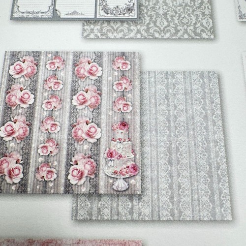 Stamperia Hochzeit Scrapbooking Block 10 doppelseitige Blätter 12 x 12 säurefrei NEU - Bild 9 von 20