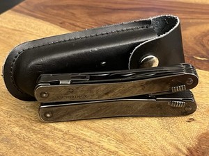 Victorinox Spirit X SwissTool Black Oxide Multi-Tool w/Leather Sheath SUPER NICE