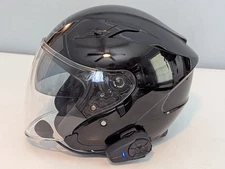 Bilt Route Motorcycle Helmet w Sena 10S Bluetooth Communications Unit - Medium